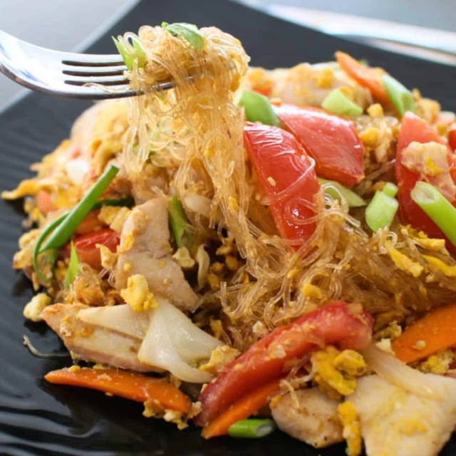 E5 Glass Noodle Stir-Fried.