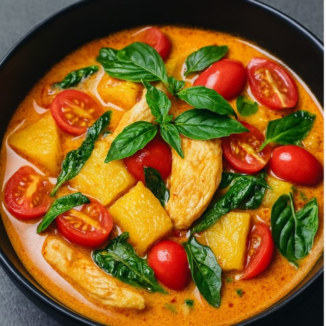 C6 Thai Pineapple Curry.