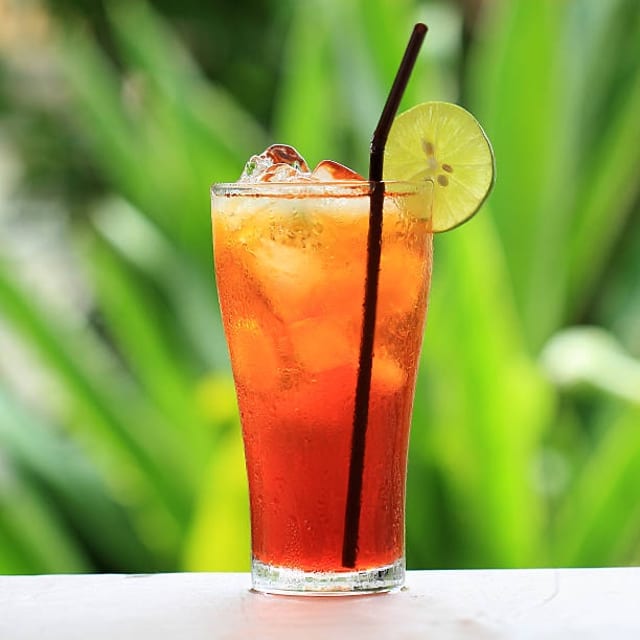Lime Thai Iced Tea.
